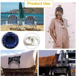 LANGRAY Pince à Oeillets Avec 10 Mm Oeillets, Pince ?illets Bache,Poinçonneuse à ?illet Pour Perforer, Pince Perforeuse Pour Ceintures En Cuir, Bâches De Bannières, Tissus, Vêtements,Travaux Manuels -Pince et tenaille Soldes 39665718 5