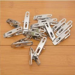 DONTODENT 200 Pinces à Linge Inox, Pinces Incassables, Inusables, Ne Rouillent Pas -Pince et tenaille Soldes 40150447 3