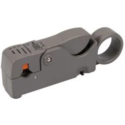 SILVERLINE DENUDEUR DE CABLES COAXIAUX, COUTEAU A DENUDER POUR CABLE TV