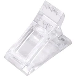 ASUPERMALL 1 Pcs Cristal Nail Tip Clip Extension De Doigt Cristal Colle Nail Moule Clip De Fixation Pour Construction Rapide Poly Gel Diy Nail Art Outil, Transparent