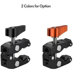 Andoer Crab Pince Pince Super Pince Avec Trou De Vis 1/4 Pouce Et 3/8 Pouces, Noir -Pince et tenaille Soldes 42094477 4