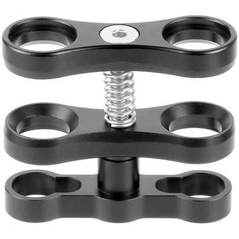 ASUPERMALL Alliage D'Aluminium De Pince A Boule De 1 Pouce Pour Plateaux De Lumiere Sous-Marins Plongee Sous-Marine Scuba Plongee Photographie Camera De Photographie, Noir 2 ASUPERMALL Alliage D'Aluminium De Pince A Boule De 1 Pouce Pour Plateaux De Lumiere Sous-Marins Plongee Sous-Marine Scuba Plongee Photographie Camera De Photographie, Noir – Image 2