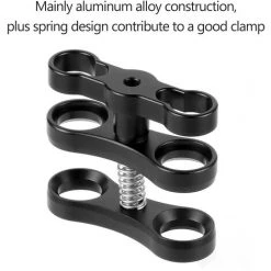 ASUPERMALL Alliage D'Aluminium De Pince A Boule De 1 Pouce Pour Plateaux De Lumiere Sous-Marins Plongee Sous-Marine Scuba Plongee Photographie Camera De Photographie, Noir 9 ASUPERMALL Alliage D'Aluminium De Pince A Boule De 1 Pouce Pour Plateaux De Lumiere Sous-Marins Plongee Sous-Marine Scuba Plongee Photographie Camera De Photographie, Noir -Pince et tenaille Soldes 42290357 5