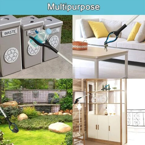 TANABATA Outils De Ramassage, 82cm Pince De Préhension Pour Personnes Agées, Extra-Long, Léger Et Pratique, Pour Prise De La Corbeille, Ramassage Des Déchets, Déchets De Jardin 5 TANABATA Outils De Ramassage, 82cm Pince De Préhension Pour Personnes Agées, Extra-Long, Léger Et Pratique, Pour Prise De La Corbeille, Ramassage Des Déchets, Déchets De Jardin – Image 5