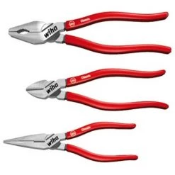 Jeu De Pinces Basic, 3 Pièces. Wiha 26850