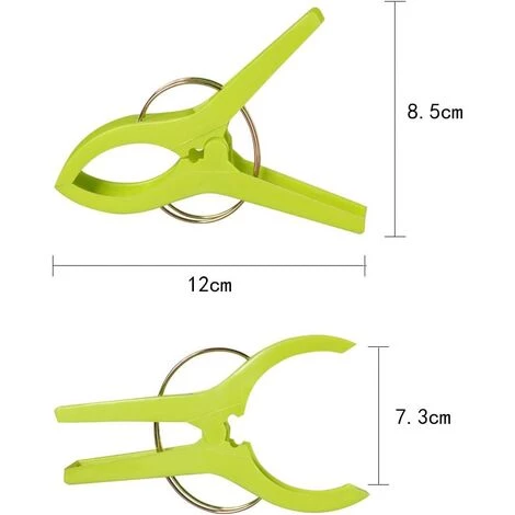 BRIDAY Pinces à, Linge, 16pcs Pinces Serviette Plage, Clip De Brise-Vent, Durable Grosse Pince Plastique Pour Serviettes Quilt Vê,tement Couettes Draps Tapis Nappe 2 BRIDAY Pinces à, Linge, 16pcs Pinces Serviette Plage, Clip De Brise-Vent, Durable Grosse Pince Plastique Pour Serviettes Quilt Vê,tement Couettes Draps Tapis Nappe – Image 2