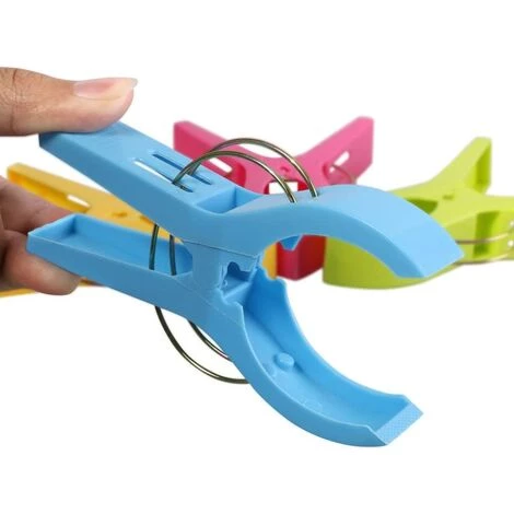 BRIDAY Pinces à, Linge, 16pcs Pinces Serviette Plage, Clip De Brise-Vent, Durable Grosse Pince Plastique Pour Serviettes Quilt Vê,tement Couettes Draps Tapis Nappe 3 BRIDAY Pinces à, Linge, 16pcs Pinces Serviette Plage, Clip De Brise-Vent, Durable Grosse Pince Plastique Pour Serviettes Quilt Vê,tement Couettes Draps Tapis Nappe – Image 3