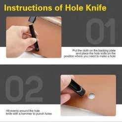 SUPERMARKET Pinces Perforatrices, Pinces à œillets Avec 500 Presse-œillets (diamètre Intérieur : 10 Mm), Pince à œillets Idéale Pour Les Tissus, Bâches Et Voiles D'ombrage.Superma -Pince et tenaille Soldes 43728547 4