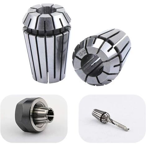 GUAZHUNIFR Pince De Serrage Serrage ER20 - Mandrin De Serrage De 1/16" à 1/2" - Support ER20 - Ensemble De Pince à Ressort Guazhuni 14 Pièces 3 GUAZHUNIFR Pince De Serrage Serrage ER20 - Mandrin De Serrage De 1/16" à 1/2" - Support ER20 - Ensemble De Pince à Ressort Guazhuni 14 Pièces â Image 3