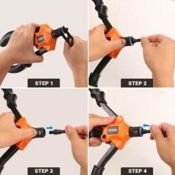 TACKLIFE Pistolet à Riveter, Pistolet à Riveter Avec M3, M4, M5, M6, M8, M10, Riveteuse à écrou 60 PCS, Pistolet à Riveter Adapté à L'acier De 2-3 Mm D'épaisseur, Clé Intégrée, 6 Mandrins-HHNP2B -Pince et tenaille Soldes 44000304 3