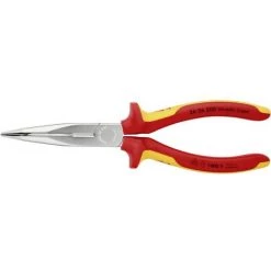 Knipex 26 26 200 VDE Pince Plate à Becs Ronds Coudée à 45° 200 Mm
