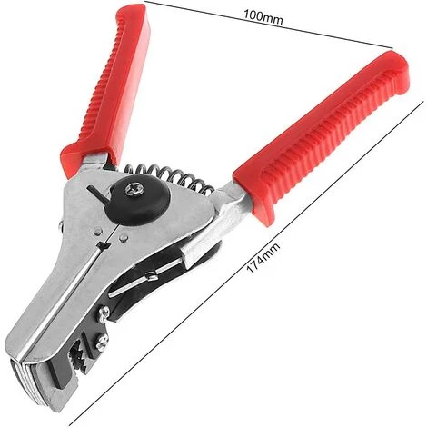 Betterlife Pince à Dénuder Automatique Latérale, 170 Mm - 1 - 3,2 Mm(1 Pièce, Rouge) 5 Betterlife Pince à Dénuder Automatique Latérale, 170 Mm - 1 - 3,2 Mm(1 Pièce, Rouge) – Image 5