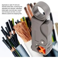 Multifonction Pince à Dénuder Coaxial Outil Réseau Betterlife，1 Pcs Dénudeur De Câble Réseau Dénudeur De Câble/Couteau/Appareil -Pince et tenaille Soldes 44183062 5
