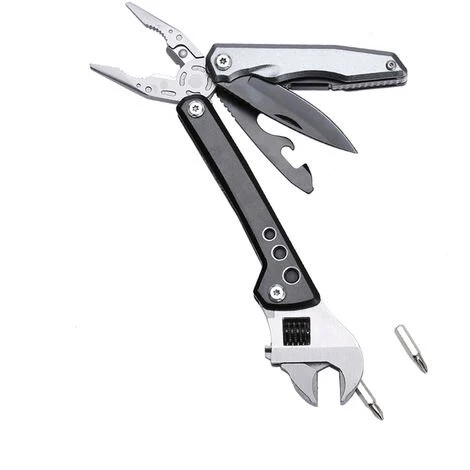 SUN FLOWER Couteau Multifonction 9 En 1 Pince Multifonction De Poche Outil Multifonctions En Acier Inoxydable Clé à Molette Pour La Survie En Plein Air 1 SUN FLOWER Couteau Multifonction 9 En 1 Pince Multifonction De Poche Outil Multifonctions En Acier Inoxydable Clé à Molette Pour La Survie En Plein Air