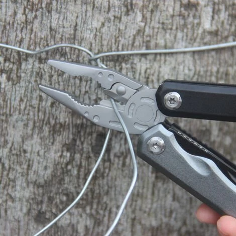 SUN FLOWER Couteau Multifonction 9 En 1 Pince Multifonction De Poche Outil Multifonctions En Acier Inoxydable Clé à Molette Pour La Survie En Plein Air 2 SUN FLOWER Couteau Multifonction 9 En 1 Pince Multifonction De Poche Outil Multifonctions En Acier Inoxydable Clé à Molette Pour La Survie En Plein Air – Image 2