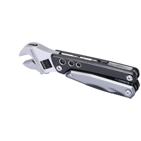 SUN FLOWER Couteau Multifonction 9 En 1 Pince Multifonction De Poche Outil Multifonctions En Acier Inoxydable Clé à Molette Pour La Survie En Plein Air 4 SUN FLOWER Couteau Multifonction 9 En 1 Pince Multifonction De Poche Outil Multifonctions En Acier Inoxydable Clé à Molette Pour La Survie En Plein Air – Image 4