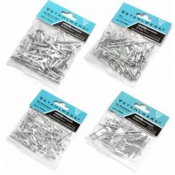 STAHLWERK Lot De 4 Rivets Aveugles En Aluminium 2,4 X 8 Mm + 3,2 X 10 Mm + 4 X 12,7 Mm + 4,8 X 16 Mm Pour Pince à Rivets Aveugles 50 Pièces Chacun