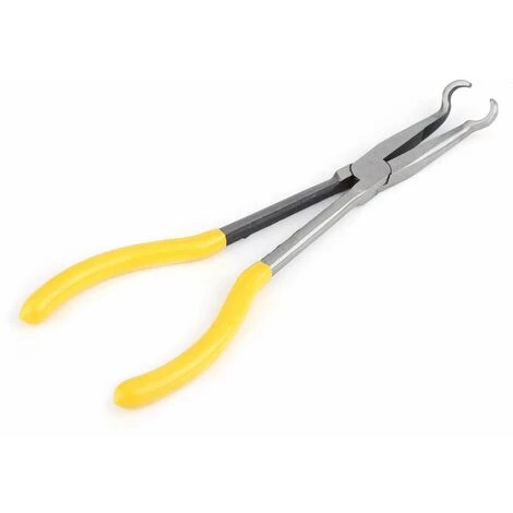 Pince à Bec Long, Pince Extra Longue à Nez Incurvé à Degrés Ou Outil De Réparation D'artisanat En Forme De O Pour La Réparation 27.5cm Fontainebleau 2 Pince à Bec Long, Pince Extra Longue à Nez Incurvé à Degrés Ou Outil De Réparation D'artisanat En Forme De O Pour La Réparation 27.5cm Fontainebleau – Image 2