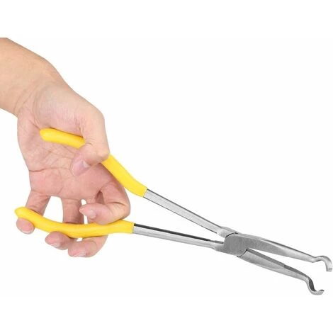 Pince à Bec Long, Pince Extra Longue à Nez Incurvé à Degrés Ou Outil De Réparation D'artisanat En Forme De O Pour La Réparation 27.5cm Fontainebleau 4 Pince à Bec Long, Pince Extra Longue à Nez Incurvé à Degrés Ou Outil De Réparation D'artisanat En Forme De O Pour La Réparation 27.5cm Fontainebleau – Image 4