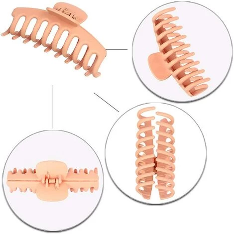 Kueatily 6 Pinces à Cheveux Antidérapantes En Plastique 3 Kueatily 6 Pinces à Cheveux Antidérapantes En Plastique – Image 3