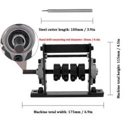 SUPERSELLER Machine à Dénuder Manuelle, Gamme De Dénudage Diamètre 1-30mm 8 SUPERSELLER Machine à Dénuder Manuelle, Gamme De Dénudage Diamètre 1-30mm -Pince et tenaille Soldes 46772607 4