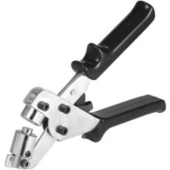 SUPERSELLER Pince Spécialisée Ensemble De Pinces à œillets à œillets 3/8 Pouces Kit D'outils à œillets Pinces à Perforer à Main Perforateur Manuel Portable Avec 500 Pièces œillet Et Rondelle 10mm, Oeillet 10mm