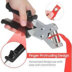 SUPERSELLER Pince Spécialisée Ensemble De Pinces à œillets à œillets 3/8 Pouces Kit D'outils à œillets Pinces à Perforer à Main Perforateur Manuel Portable Avec 500 Pièces œillet Et Rondelle 10mm, Oeillet 10mm -Pince et tenaille Soldes 48737209 5