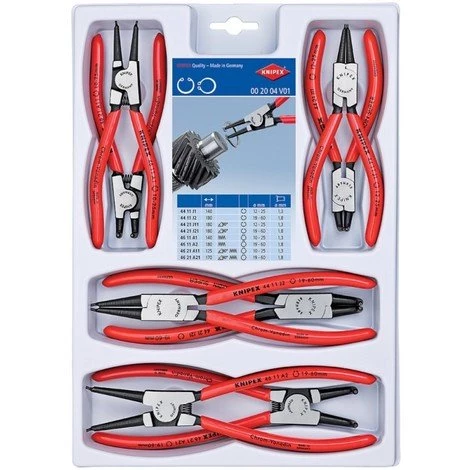 Jeu De Pinces Pour Circlips 8 Pièces Knipex 1 Jeu De Pinces Pour Circlips 8 Pièces Knipex