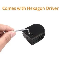 PROSTER 8Pcs Pince à Verre En Acier Inox 304 Noir Support Très Solide Pour Verre 8-10 Mm -Pince et tenaille Soldes 49817210 4