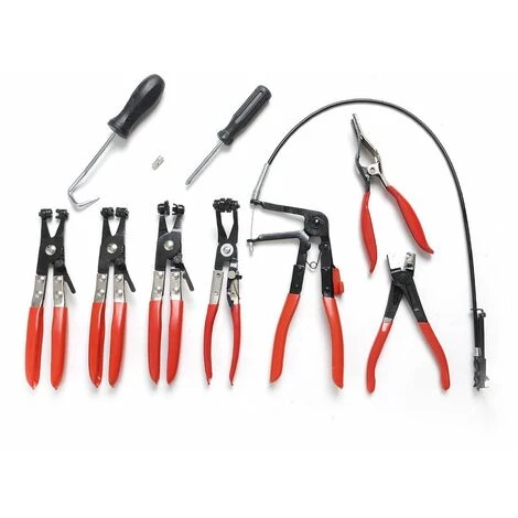 Hengda 9 Pièces Pince Pour Colliers De Serrage Set De Retrait De Colliers De Serrage 2 Hengda 9 Pièces Pince Pour Colliers De Serrage Set De Retrait De Colliers De Serrage – Image 2