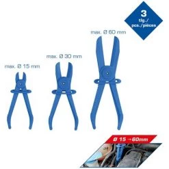 Brilliant Tools Kit De Pinces à Clamper Les Tuyaux, Droit, 3 Pcs -Pince et tenaille Soldes 50604090 4