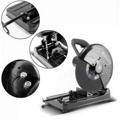 STAHLWERK MT-2400 ST Scie à Métaux / Tronçonneuse Avec 2.400 Watts Et Une Vitesse De Rotation Maximale De 3.800 Tr/min Pour La Découpe De Profilés Métalliques Et De Pièces