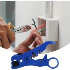 DKSFJKL Pince à Dénuder Coupecâble Outil De Dénudage Pince à Dénuder Dénudeur De Câble Coaxial Universel Pour Plat -Pince et tenaille Soldes 50995118 3