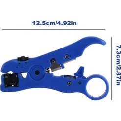 DKSFJKL Pince à Dénuder Coupecâble Outil De Dénudage Pince à Dénuder Dénudeur De Câble Coaxial Universel Pour Plat -Pince et tenaille Soldes 50995118 5