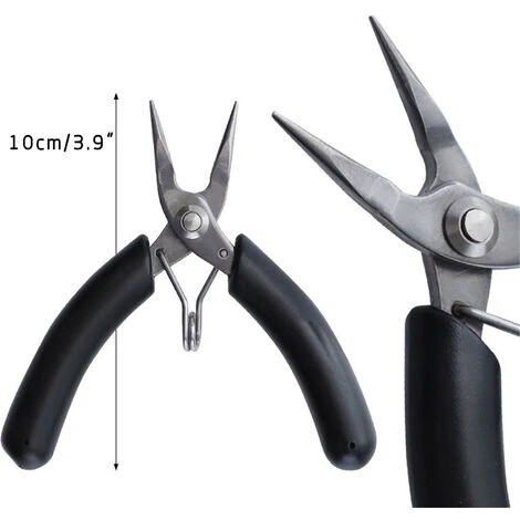 MALLOMNE Mini Pince En Acier Inoxydable Pince �� Bec Pointu Pince �� Bec Plat �� Bec Courb�� D 1 MALLOMNE Mini Pince En Acier Inoxydable Pince �� Bec Pointu Pince �� Bec Plat �� Bec Courb�� D