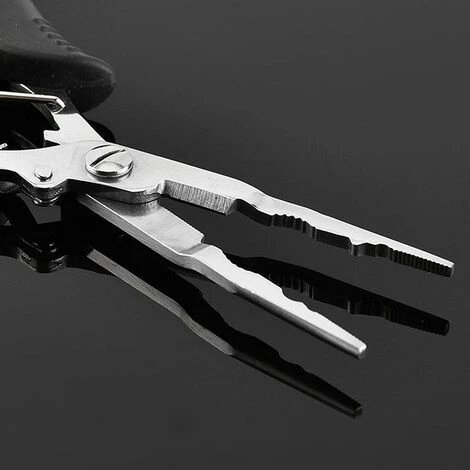 Pince à Ciseaux De Pêche LITZEE Pince Multi-outils En Acier Inoxydable Pour Ligne De Dissolvant De Crochet Anneaux Rouges Coupés Et Fendus 5 Pince à Ciseaux De Pêche LITZEE Pince Multi-outils En Acier Inoxydable Pour Ligne De Dissolvant De Crochet Anneaux Rouges Coupés Et Fendus – Image 5