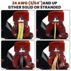 MERKMAK Denudeur De Fil De Cuivre Portatif Machine A Denuder Manuelle Pince A Denuder Portative D'Electricien 10 - 100 Mm -Pince et tenaille Soldes 52477771 5