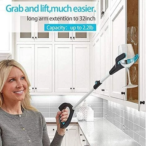 SUPERMARKET Pince Ramasse Objet Pince Telescopique Avec Phare, Pince Pliable De 81cm Mâchoire Antidérapante Tête Rotative à 90° Ramassage Pliable Pour La Collecte Des Ordures,Superma 4 SUPERMARKET Pince Ramasse Objet Pince Telescopique Avec Phare, Pince Pliable De 81cm Mâchoire Antidérapante Tête Rotative à 90° Ramassage Pliable Pour La Collecte Des Ordures,Superma – Image 4