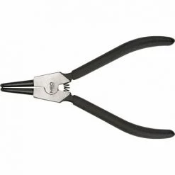 BRICOLINE Pince à Circlips 145 Mm, Externe, Coudée