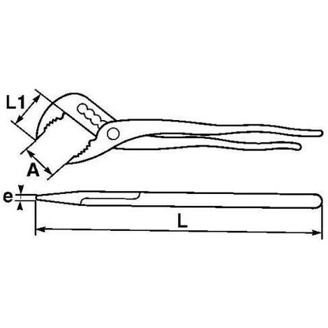 SAM OUTILLAGE - Pince Multiprise Entrepassee Isolee 2 SAM OUTILLAGE - Pince Multiprise Entrepassee Isolee – Image 2