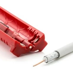 Fei Yu Dénudeur Pour Câble Coaxial Universel Pour Tout Outil De Câble D'antenne De Câble D'antenne De Câble Sat Rouge 1 Pièce -Pince et tenaille Soldes 52581301 4