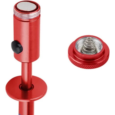 KARTOKNER Outil De Ramassage Magnétique à 4 Griffes, Outil De Ramassage Magnétique à Griffes Flexibles Avec LED, Ramassage à Main Pliable à Longue Portée Ramasser Petits Déchets Évier, Rouge 2 KARTOKNER Outil De Ramassage Magnétique à 4 Griffes, Outil De Ramassage Magnétique à Griffes Flexibles Avec LED, Ramassage à Main Pliable à Longue Portée Ramasser Petits Déchets Évier, Rouge – Image 2