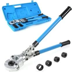 AICOK Pince à Sertir Multicouche TH/U-1632, Outil De Sertissage Pour Raccords De Tuyauterie Avec Matrices Φ16-32mm, Ajustable En Longueur (U)