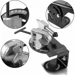 STAHLWERK RA-20 ST Machine à Encocher Les Tubes Stable Encocheuse De Tubes Perceuse De Tubes Coupeuse De Tubes