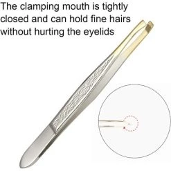 Fei Yu Pince A Epiler,Pince à Épiler Professionnelle En Acier Inoxydable Pour Sourcils,Pince à Sourcils Professionnelle Avec Revêtement Antidérapant,pour Sourcils,Cils,Poils Incarnés -Pince et tenaille Soldes 54064709 3