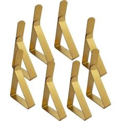 SUPERMARKET Pinces à Nappe 8 Pièces Nappe Clips Pinces Pour Nappe De Table Pince Nappe Clip Exterieur Ajustable Attache Nappe Jardin Pour Cuisine Bureau Restaurant Pique-Nique Mariage Fête，Superma