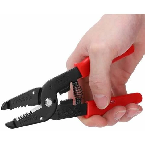 Pince à Dénuder Multifonction Coleur De Rouge FUIENKO 1 Pince à Dénuder Multifonction Coleur De Rouge FUIENKO
