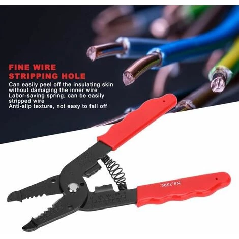 Pince à Dénuder Multifonction Coleur De Rouge FUIENKO 4 Pince à Dénuder Multifonction Coleur De Rouge FUIENKO – Image 4