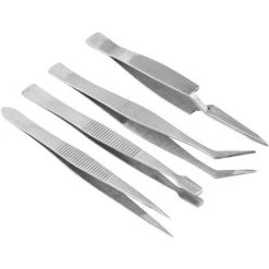 VERSAILLESFR Lot De 4 Pinces à épiler Professionnelles En Acier Inoxydable Pour Loisirs Créatifs, Création De Bijoux, Outil De Crochetage électronique,Versailles 8 VERSAILLESFR Lot De 4 Pinces à épiler Professionnelles En Acier Inoxydable Pour Loisirs Créatifs, Création De Bijoux, Outil De Crochetage électronique,Versailles -Pince et tenaille Soldes 54675830 4
