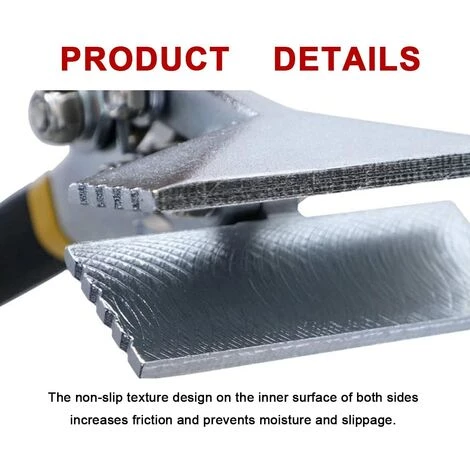 Pince à Plier Les Tôles,Triomphe Sertisseuse à Main Antirouille, Robuste Et à Vie, 150 Mm Droit, Outil En Alliage D'aluminium De 225 Mm De Long 4 Pince à Plier Les Tôles,Triomphe Sertisseuse à Main Antirouille, Robuste Et à Vie, 150 Mm Droit, Outil En Alliage D'aluminium De 225 Mm De Long â Image 4